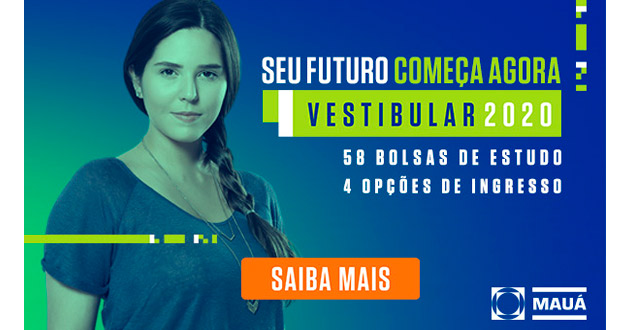 Vestibular Mauá 2020 - Inscrições abertas