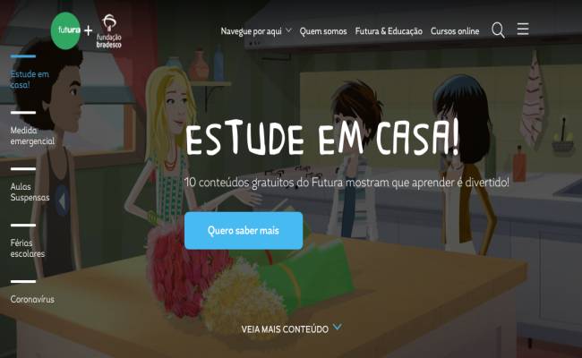 Canal Futura altera programação para oferecer conteúdo a quem ficou sem aula