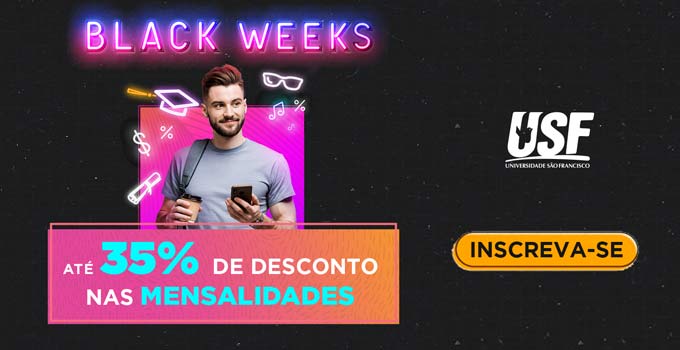 USF está com descontos especiais na Black Weeks em novembro