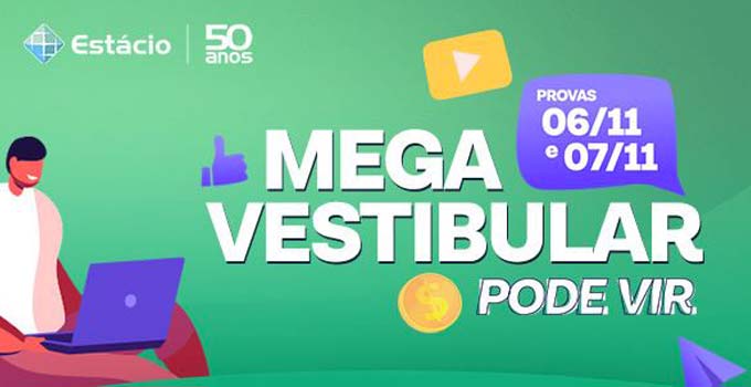 Estácio promove Megavestibular nos dias 6 e 7 de novembro