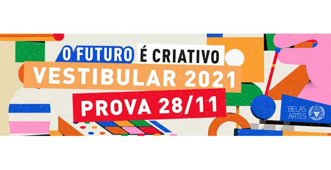 Vestibular Belas Artes aplica prova online no próximo sábado (28)