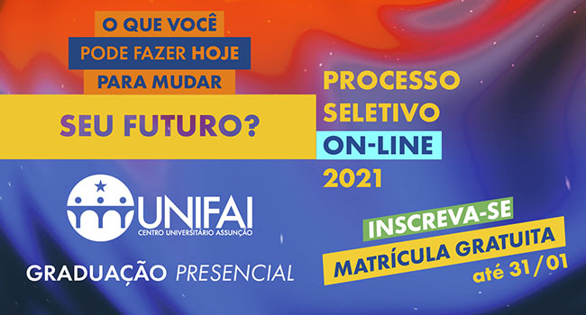 Vestibular do Centro Universitário Assunção - UNIFAI 2021