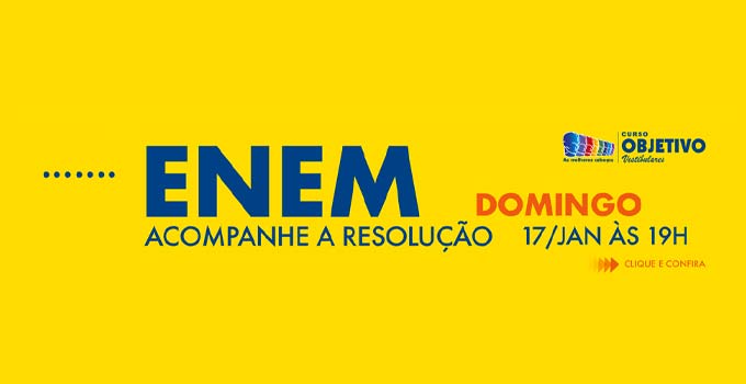 Correção e gabarito do Enem 2020 - Prova 17 de janeiro de 2021