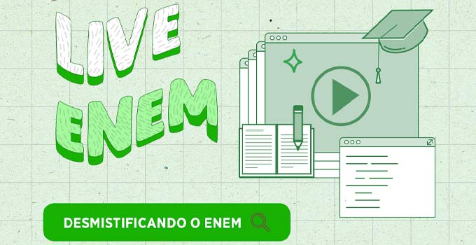 USF promove live Desmistificando o ENEM - 12/01 - 19h