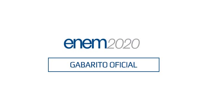 Gabarito Enem 2020 1º dia - Caderno Rosa