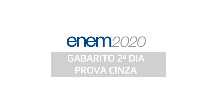 Confira o gabarito extraoficial do 2º dia do Enem 2020 - Prova Cinza, aplicada em 24 de janeiro de 2021, com a resolução do Curso Objetivo.