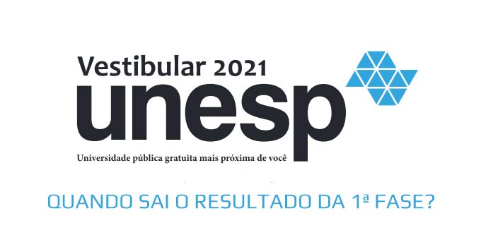 Quando sai o resultado da 1ª fase do vestibular Unesp 2021? 