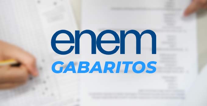 Gabarito oficial - Enem Digital 2020 - Provas 31/1 e 7/2/21