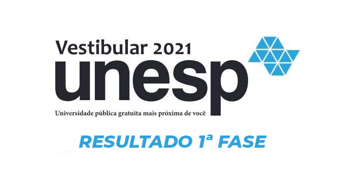 Resultado Vestibular Unesp 2021 - 1ª fase - Provas 30 e 31/1/2021