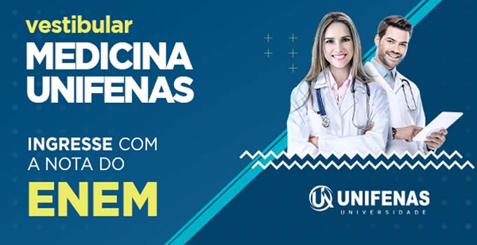 Últimos dias para se inscrever no vestibular de medicina UNIFENAS 2021/2