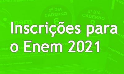 Até que dia vai a inscrição do Enem 2021?