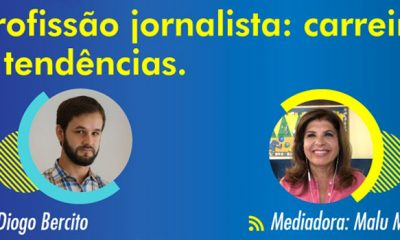 Objetivo apresenta a profissão de jornalista em live com correspondente internacional