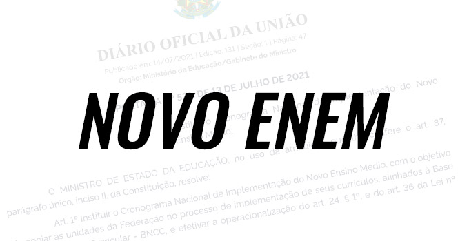 Novo Enem deve ser aplicado a partir de 2024