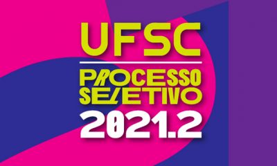 Vestibular UFSC 2021.2 abre inscrições em 16 de julho
