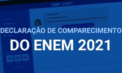 Como imprimir a Declaração de Comparecimento - Enem 2021