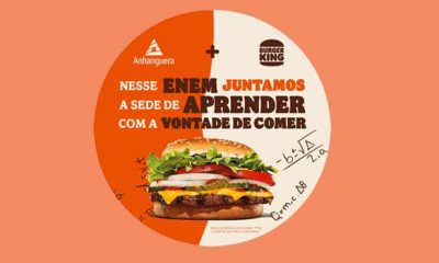 Anhanguera e Burger King vão oferecer cupons de descontos a candidatos do Enem
