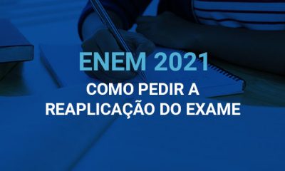 Pedido de reaplicação do Enem 2021 pode ser feito a partir de 29/11