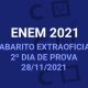 Gabarito extraoficial e correção - 2º dia - Enem 2021 - Prova 28/11/21