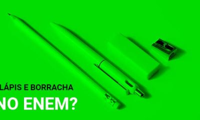 Pode levar lápis e borracha no Enem 2021?