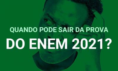 Quando pode sair da prova do Enem 2021?