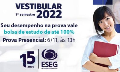 ESEG abre inscrições para os cursos de graduação do 1º semestre de 2022