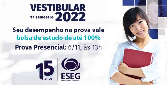 ESEG abre inscrições para os cursos de graduação do 1º semestre de 2022