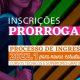 IFPE prorroga inscrições do Processo de Ingresso 2022.1