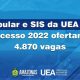 Vestibular e SIS da UEA 2021, acesso 2022, ofertam 4.870 vagas