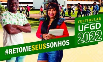 Vestibular UFGD 2022 abre inscrições em 16/11