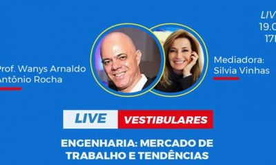 Professor de Engenharia da UNIP traz em live todas as informações sobre a carreira