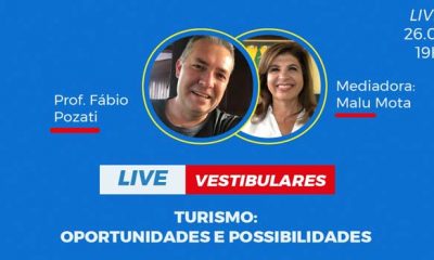 Conheça a carreira de Turismo em live da UNIP e do Objetivo