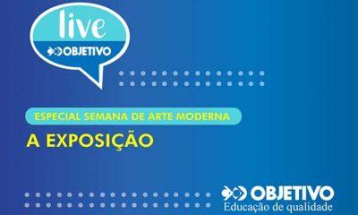 Objetivo fala em live sobre as Artes na comemoração do Centenário da "Semana de 22"