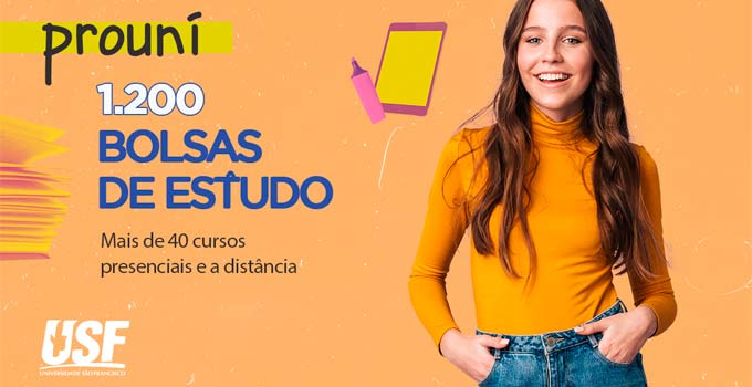 USF oferta 1.200 bolsas de estudo para o Prouni