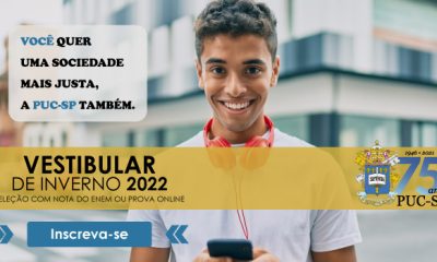 PUC-SP abre inscrições para o vestibular de inverno