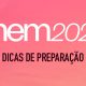 Dicas de preparação para o ENEM 2022
