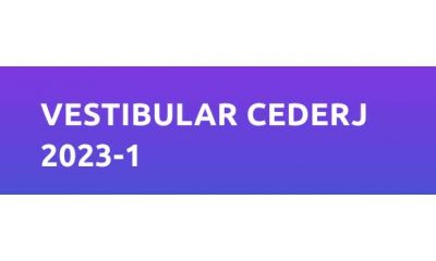 Vestibular Cederj 2023