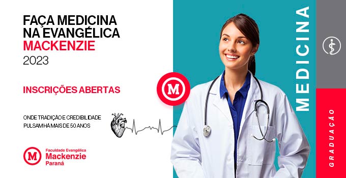 Inscrições abertas para o Vestibular Medicina 2023 na Faculdade Evangélica Mackenzie