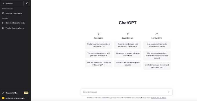 Chat GPT acerta 60% das questões do Vestibular UTFPR 2023/2