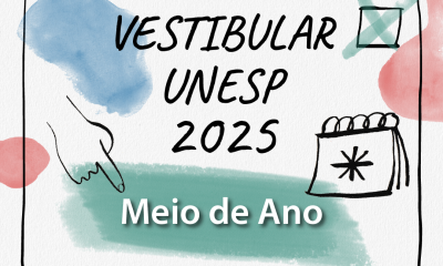 Vestibular Unesp meio do ano 2025
